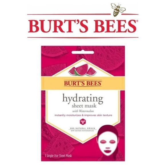 Burt's Bees Hydrating Sheet Mask With Watermelon - Picture 1 of 7